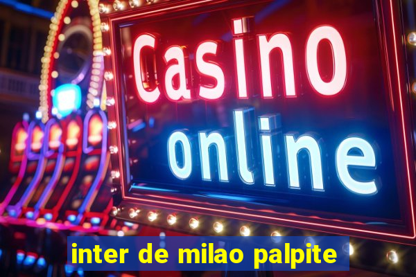 inter de milao palpite